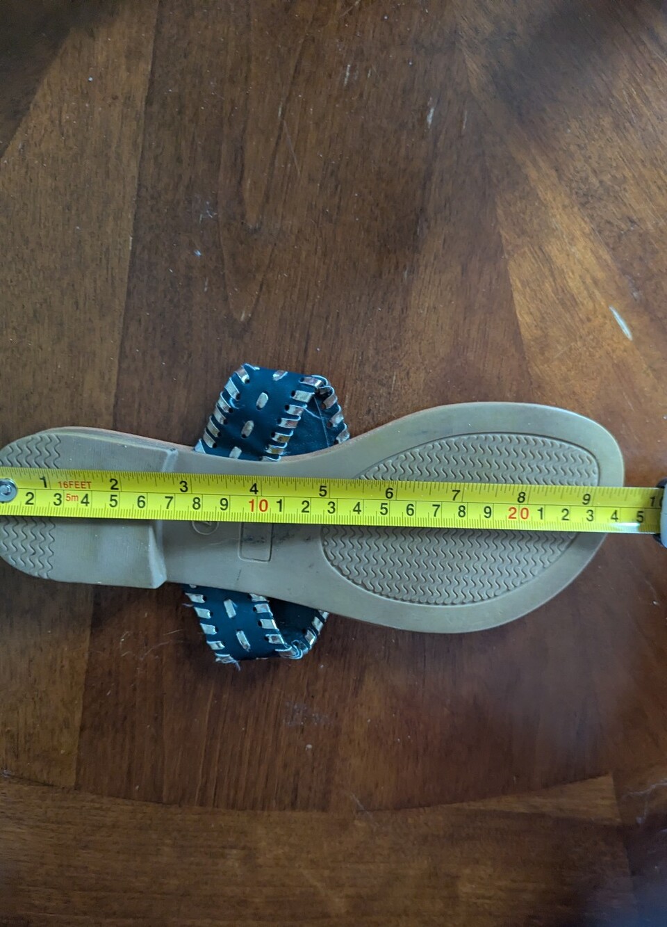 Navy & Silver Sandals - Picture 10 of 10